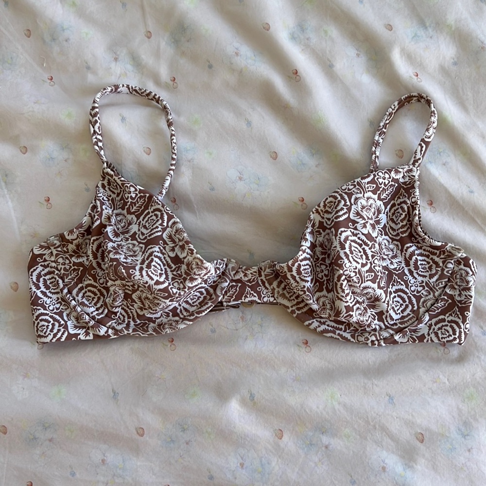 Acacia Swimwear Manhattan bikini top in Java Print M